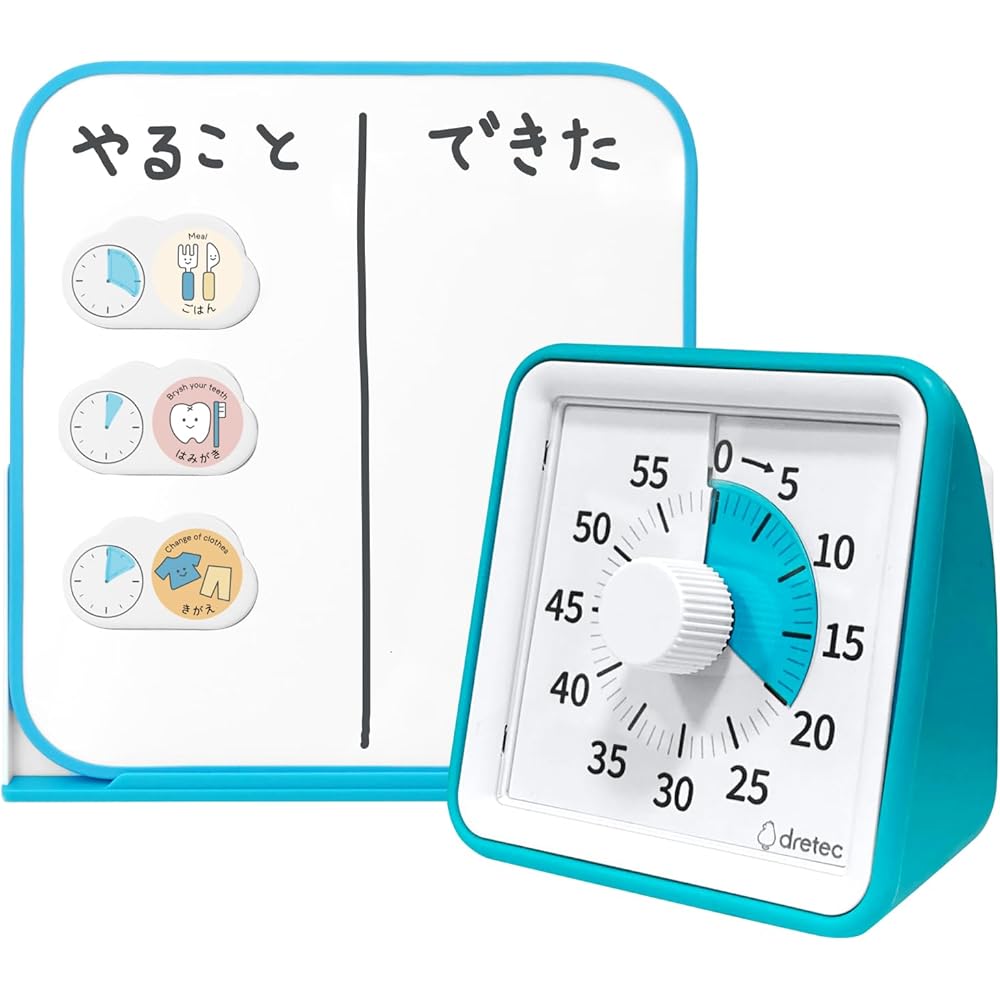 Dretec Kids Preparation Board Timer Whiteboard Self-Checker Magnet Schedule Board Educational Tool
Dretec Kids Preparation Board Timer Whiteboard Self-Checker Magnet Schedule Board Educational Tool
