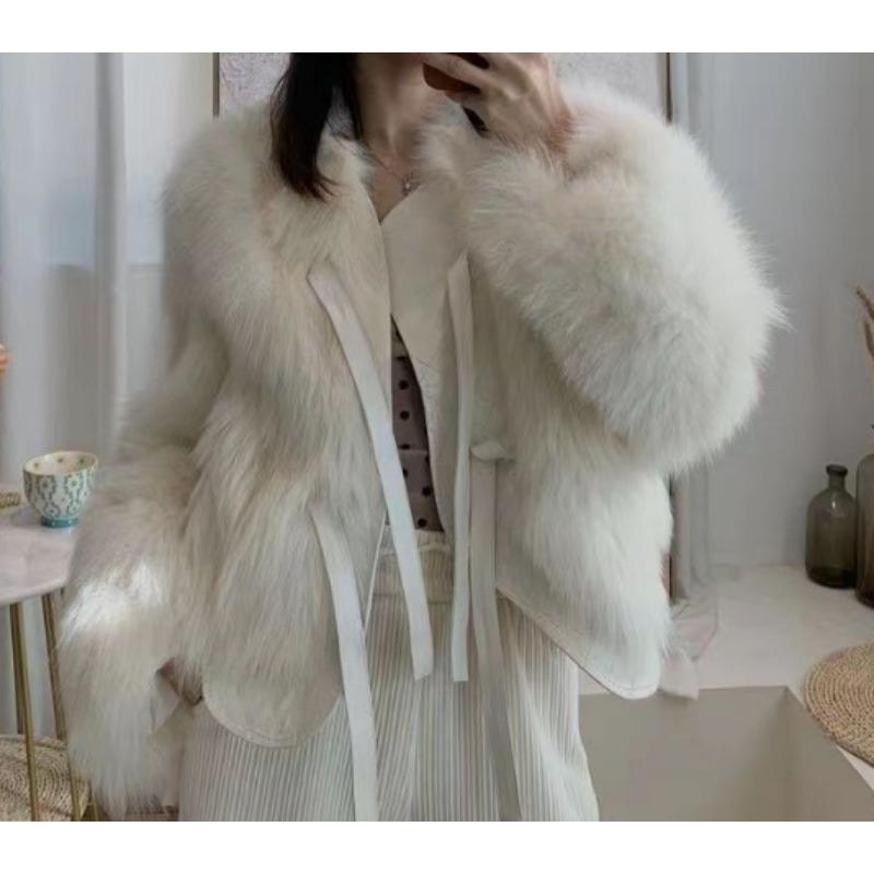 Имитация лисьего меха куртка из искусственного меха женская толстая осенне-зимняя мех имитация меха интегрированная легкая короткая XL белый
Имитация лисьего меха куртка из искусственного меха женская толстая осенне-зимняя мех имитация меха интегрированная легкая короткая XL белый