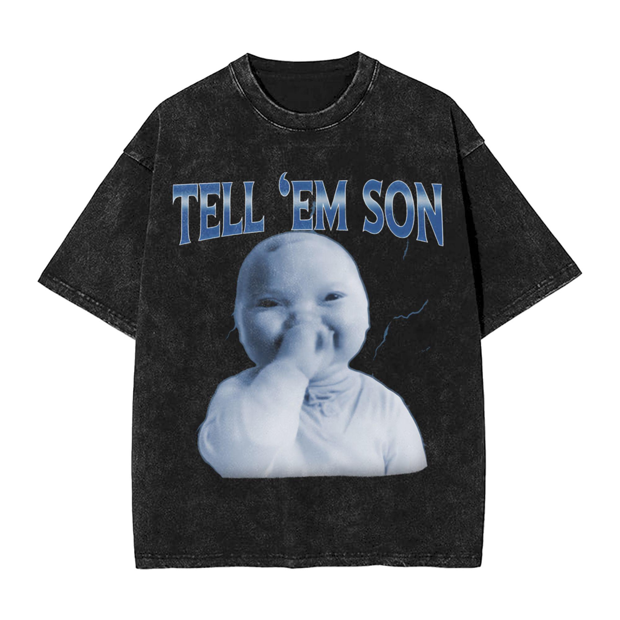 AI niche baby Holding Laugh T Shirts Hip Hop Washed Short Sleeve Harajuku TShirt Novelty Unisex Women Streetwear Printed Tees S
AI niche baby Holding Laugh T Shirts Hip Hop Washed Short Sleeve Harajuku TShirt Novelty Unisex Women Streetwear Printed Tees S