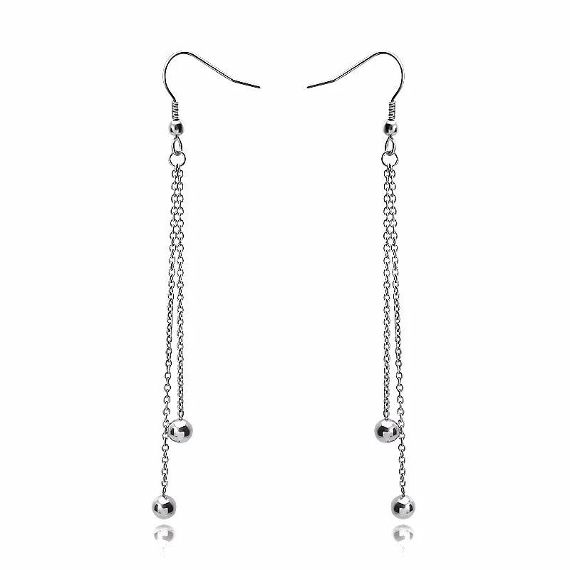 Handmade Fashion Simple Geometric Circular Long Earrings for Girls Stainless Steel Silver & Gold Temperament Popular Jewelry срібний
Handmade Fashion Simple Geometric Circular Long Earrings for Girls Stainless Steel Silver & Gold Temperament Popular Jewelry срібний