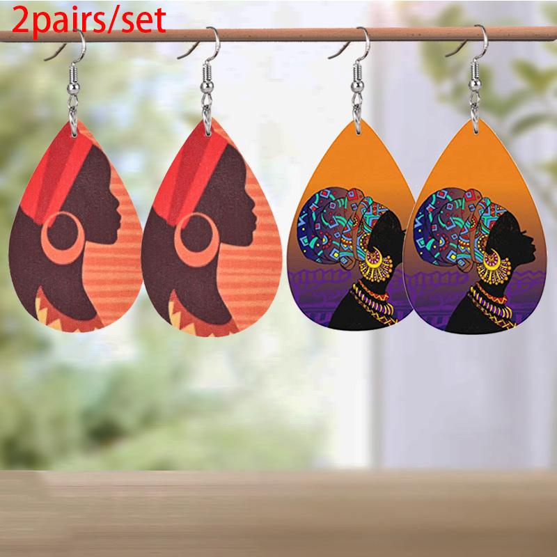 Шикарные серьги-слезки с силуэтом африканской девушки, модные серьги из ПУ кожи
Шикарные серьги-слезки с силуэтом африканской девушки, модные серьги из ПУ кожи