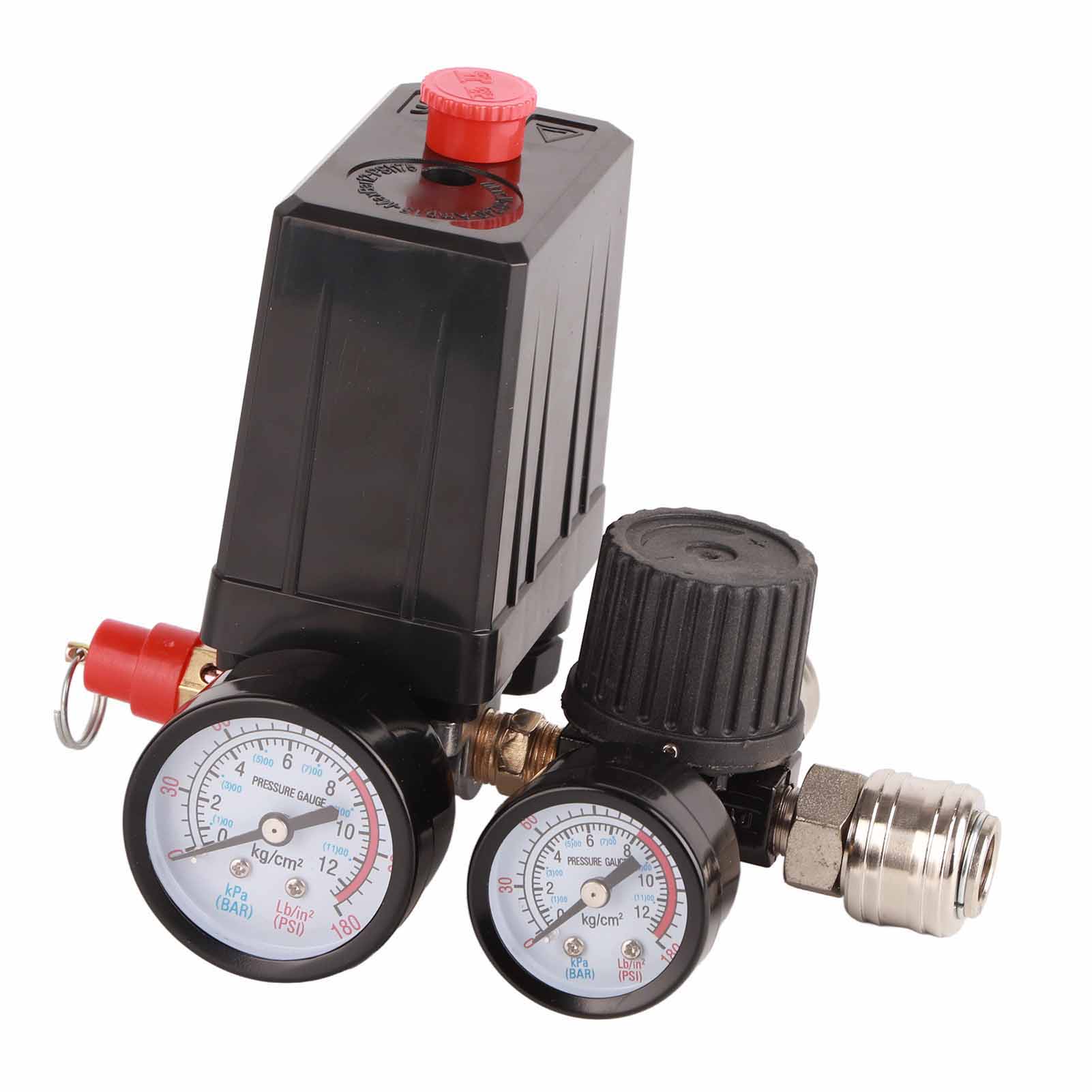 Air Compressor Pressure Switch 1 4in 4 Holes Controller Regulator Valve 90‑120PSI 220V білий
Air Compressor Pressure Switch 1 4in 4 Holes Controller Regulator Valve 90‑120PSI 220V білий