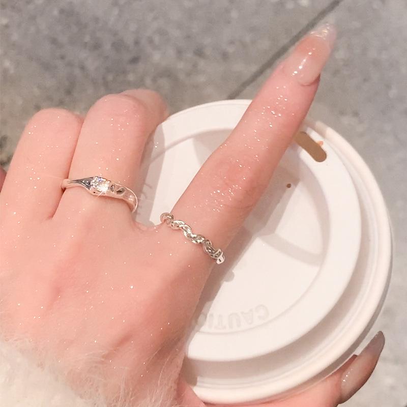 Yin Ding Women s High-End Vintage Zircon Couple Rings - Adjustable Open Band Ring Accessories Adjustable Open
Yin Ding Women s High-End Vintage Zircon Couple Rings - Adjustable Open Band Ring Accessories Adjustable Open