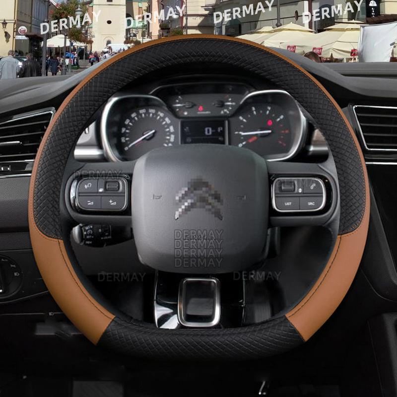 для Citroen Berlingo e-Berlingo Berlingo XL 9 кольорів Автомобільний чохол на рульове колесо PU шкіра протиковзкий Авто D shape Brown
для Citroen Berlingo e-Berlingo Berlingo XL 9 кольорів Автомобільний чохол на рульове колесо PU шкіра протиковзкий Авто D shape Brown