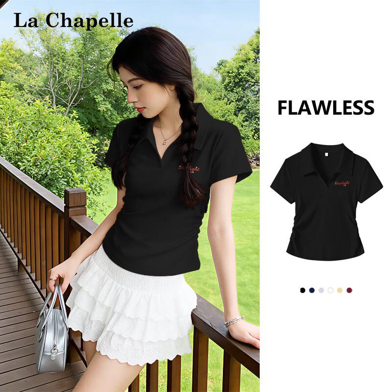La Chapelle Women s Sweet & Spicy Slim Fit Short Sleeve Lapel T-Shirt XL
La Chapelle Women s Sweet & Spicy Slim Fit Short Sleeve Lapel T-Shirt XL
