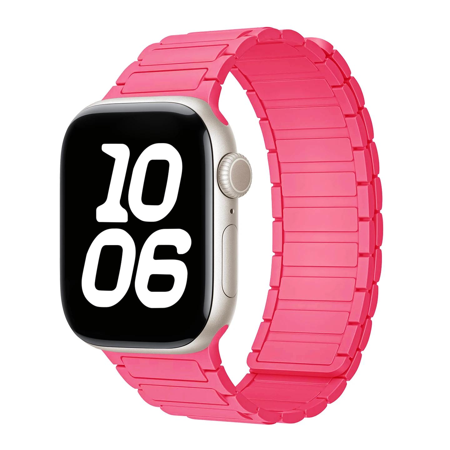 Magnetic Loop For Watch Bands 44mm 40mm 49mm 45mm 41mm 38mm Silicone Bracelet iWatch Series11 10 9 8 7 6 Se ultra 3 strap S11-46mm&42mm 44mm 45mm 49mm
Magnetic Loop For Watch Bands 44mm 40mm 49mm 45mm 41mm 38mm Silicone Bracelet iWatch Series11 10 9 8 7 6 Se ultra 3 strap S11-46mm&42mm 44mm 45mm 49mm