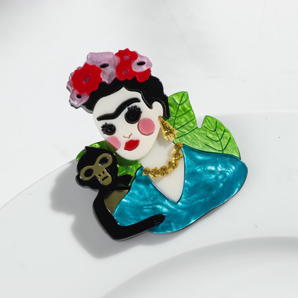 Trendy Acrylic Celebrity Figure Brooches for Women Cartoon Flower Lady Artist Badge Pins Casual Jewelry Clothes Accessories Gift зелёный
Trendy Acrylic Celebrity Figure Brooches for Women Cartoon Flower Lady Artist Badge Pins Casual Jewelry Clothes Accessories Gift зелёный