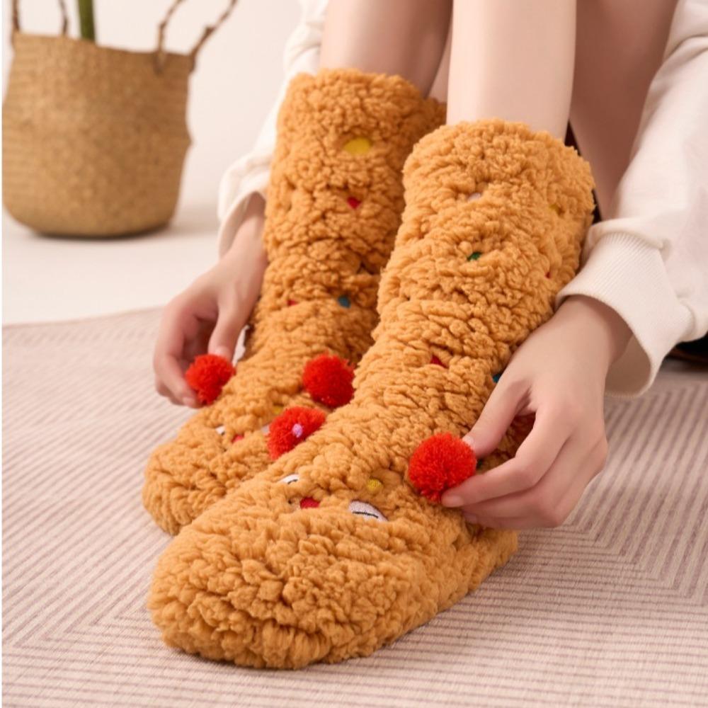 Plush Thick Thermal Socks Cartoon Sleeping Slipper Socks Cute Thickened Floor Socks Men Women жовтий
Plush Thick Thermal Socks Cartoon Sleeping Slipper Socks Cute Thickened Floor Socks Men Women жовтий
