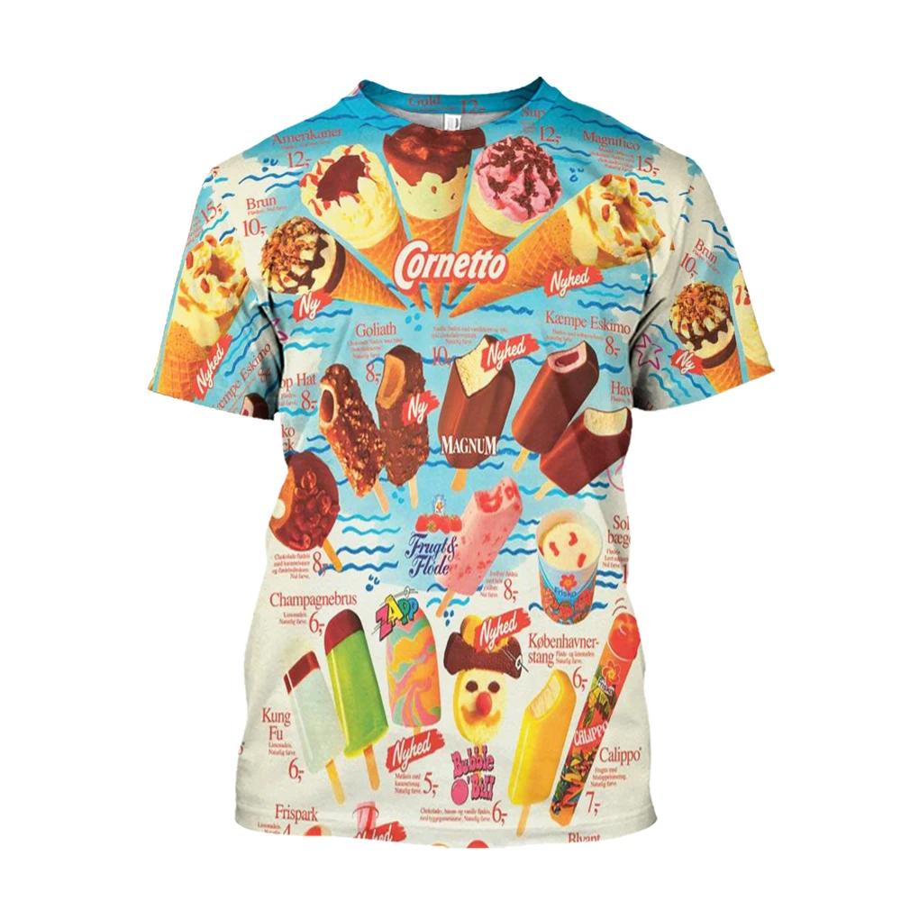 Men s T-Shirt Ice Cream Print Top Summer Short Sleeve 3D T-Shirt Fashion Casual Round Neck Men s Oversized Pullover 6XL
Men s T-Shirt Ice Cream Print Top Summer Short Sleeve 3D T-Shirt Fashion Casual Round Neck Men s Oversized Pullover 6XL