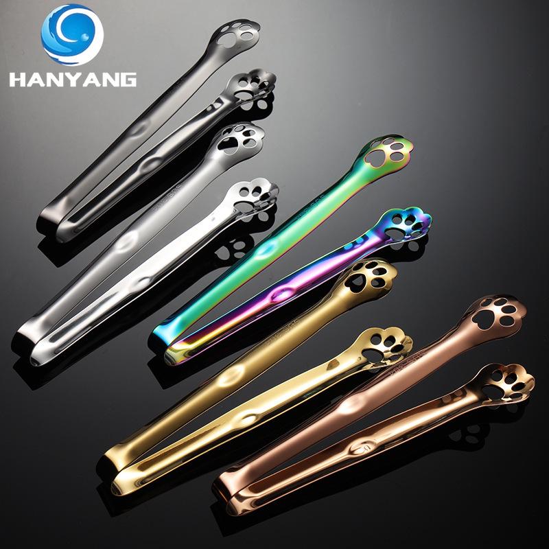 HANYANG 304 из нержавеющей стали в форме кошачьей лапы, зажим для еды, с титановым покрытием, красочный креативный зажим для хлеба, зажим для полотенец, зажим для льда серый
HANYANG 304 из нержавеющей стали в форме кошачьей лапы, зажим для еды, с титановым покрытием, красочный креативный зажим для хлеба, зажим для полотенец, зажим для льда серый