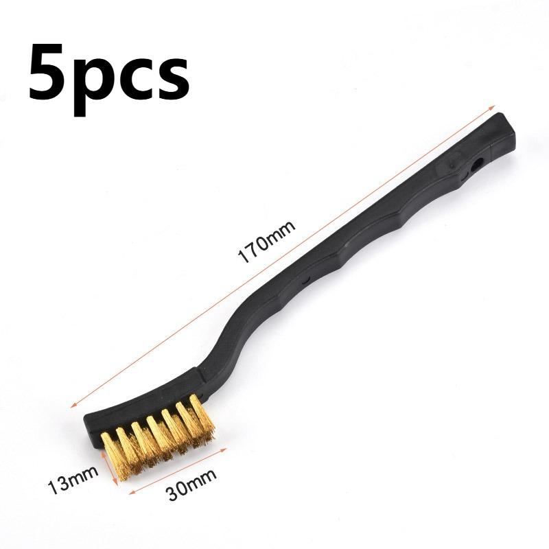 5pcs Set Small Wire Brushes Cleaning Brushes for Mechanical Part Derusting Remove Paint Accessories Stainless Steel Wire Brushes
5pcs Set Small Wire Brushes Cleaning Brushes for Mechanical Part Derusting Remove Paint Accessories Stainless Steel Wire Brushes