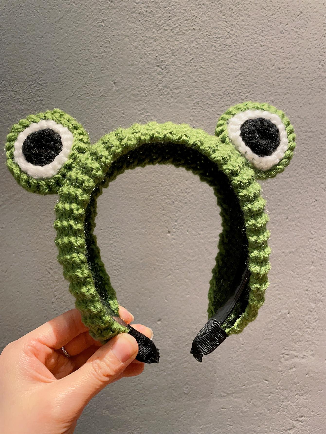 1 Headband Women s headband Frog Headband Cartoon big eyes cute wool knit headband non-slip pressure headband Size fits all
1 Headband Women s headband Frog Headband Cartoon big eyes cute wool knit headband non-slip pressure headband Size fits all