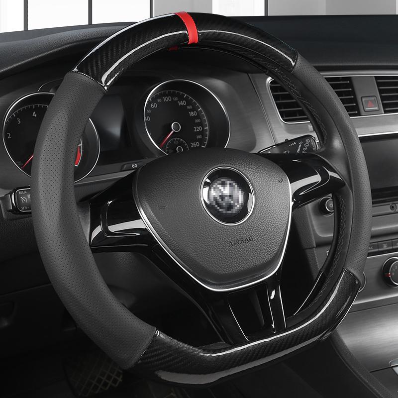 Чехол на руль автомобиля из углеродного волокна для VW GOLF 7 2015 POLO JATTA Passat Tiguan для Nissan Qashqai J11 X-trail T32 2015-
Чехол на руль автомобиля из углеродного волокна для VW GOLF 7 2015 POLO JATTA Passat Tiguan для Nissan Qashqai J11 X-trail T32 2015-