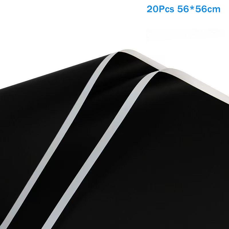 20Sheets 56*56cm Flower Wrapping Paper With Golden Edges Waterproof Bouquet Packaging Birthday Wedding Holiday чорний білий колір
20Sheets 56*56cm Flower Wrapping Paper With Golden Edges Waterproof Bouquet Packaging Birthday Wedding Holiday чорний білий колір