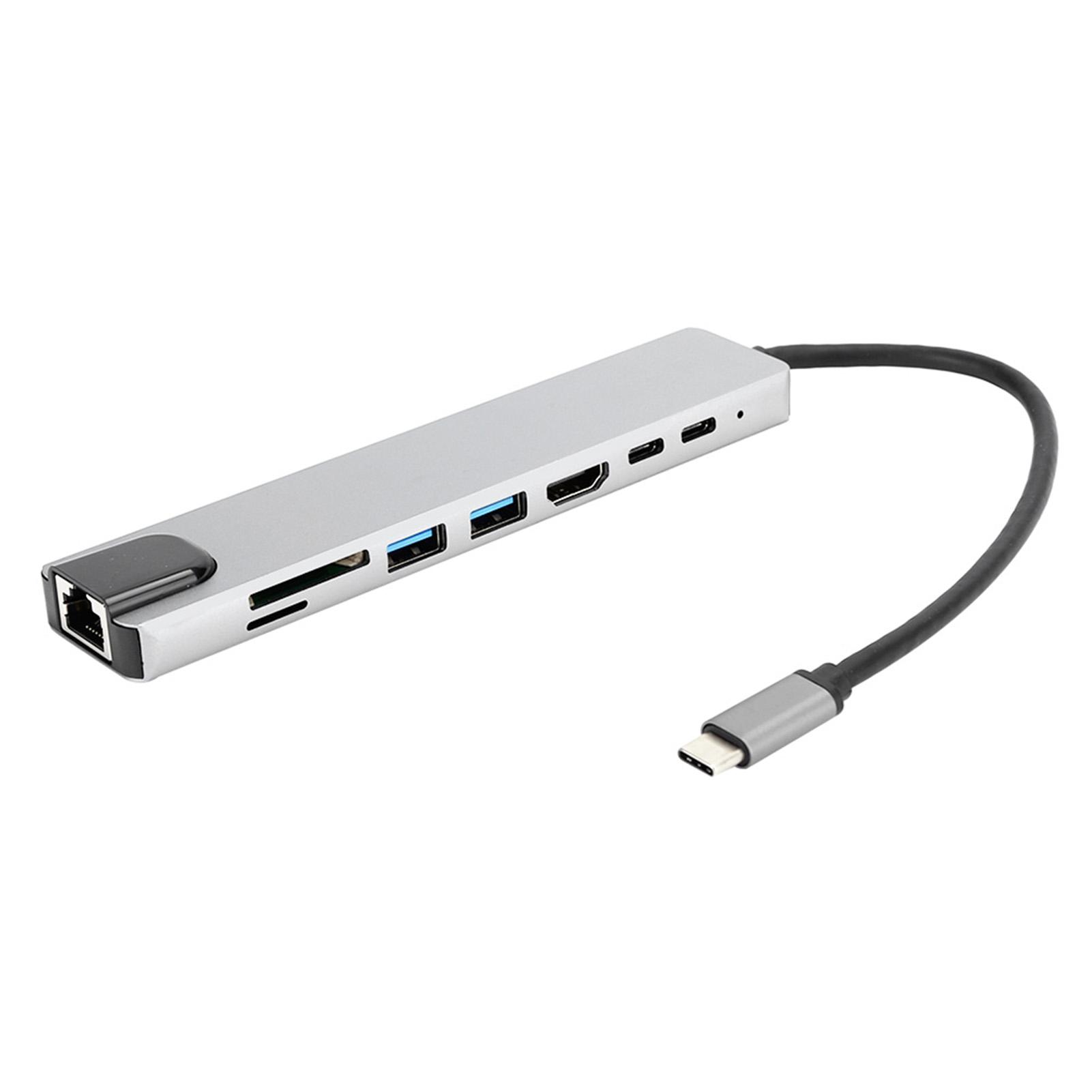 8 в 1 TypeC для 4K для HDMI док-станция адаптер быстрое зарядное устройство док-станция
8 в 1 TypeC для 4K для HDMI док-станция адаптер быстрое зарядное устройство док-станция