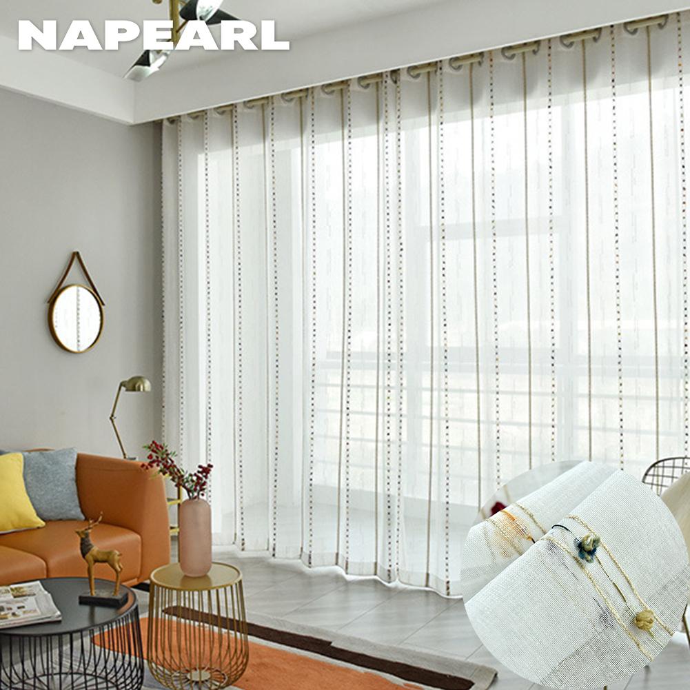 1 шт. NAPEARL 10-30% затенение, модные и минималистичные тюлевые шторы в богемном стиле для гостиной, спальни, домашний декор 
1 шт. NAPEARL 10-30% затенение, модные и минималистичные тюлевые шторы в богемном стиле для гостиной, спальни, домашний декор