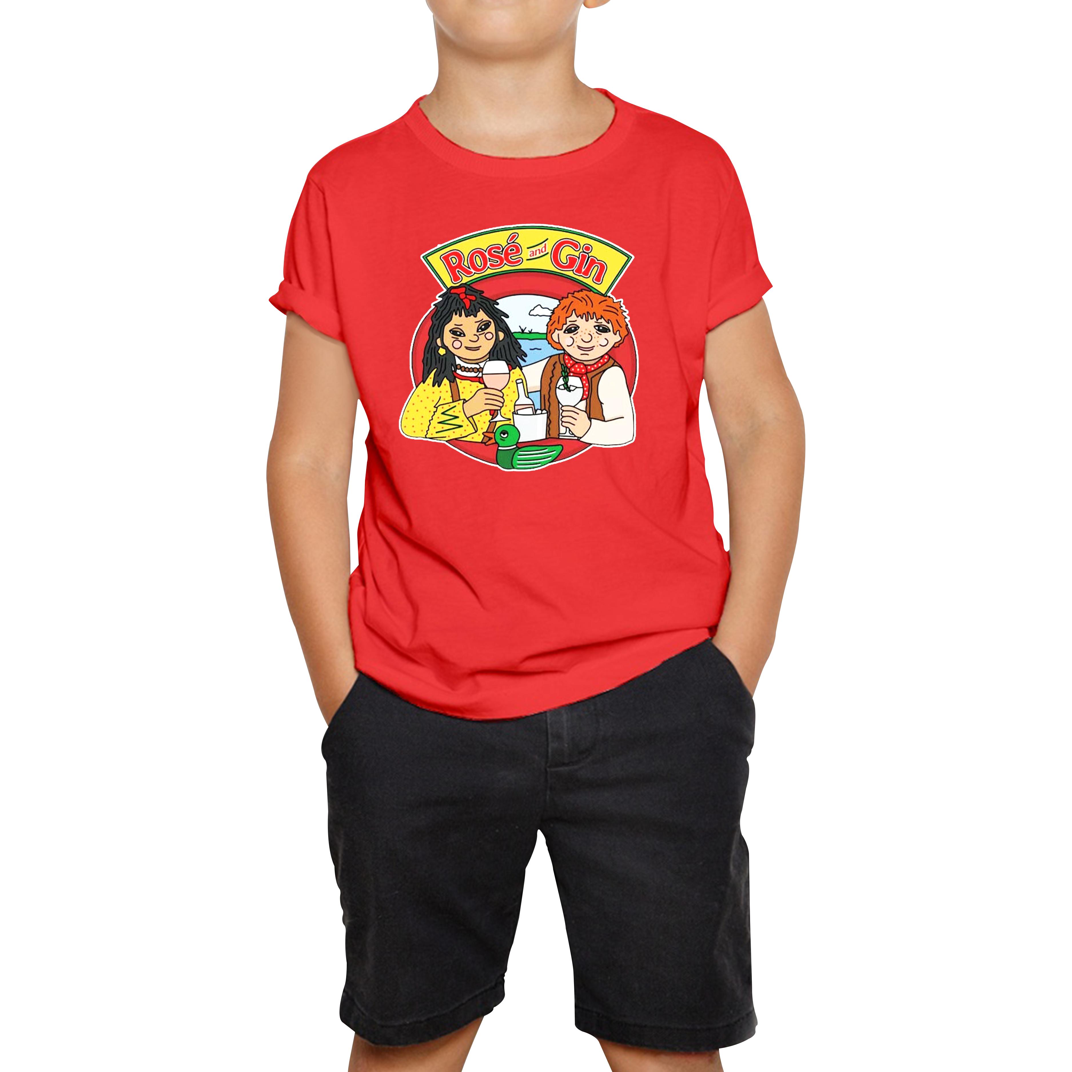 Rosé and Gin Funny 90 s TV Show Rosie and Jim Boat Wine Kids T Shirt 110
Rosé and Gin Funny 90 s TV Show Rosie and Jim Boat Wine Kids T Shirt 110