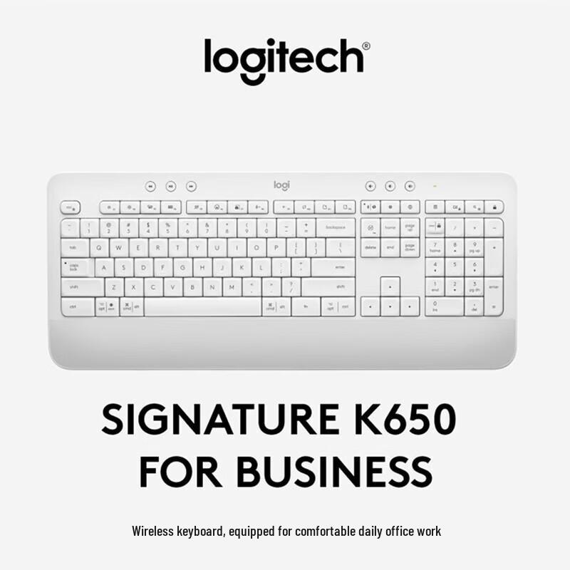 Logitech K650 Wireless Bluetooth Keyboard
Logitech K650 Wireless Bluetooth Keyboard