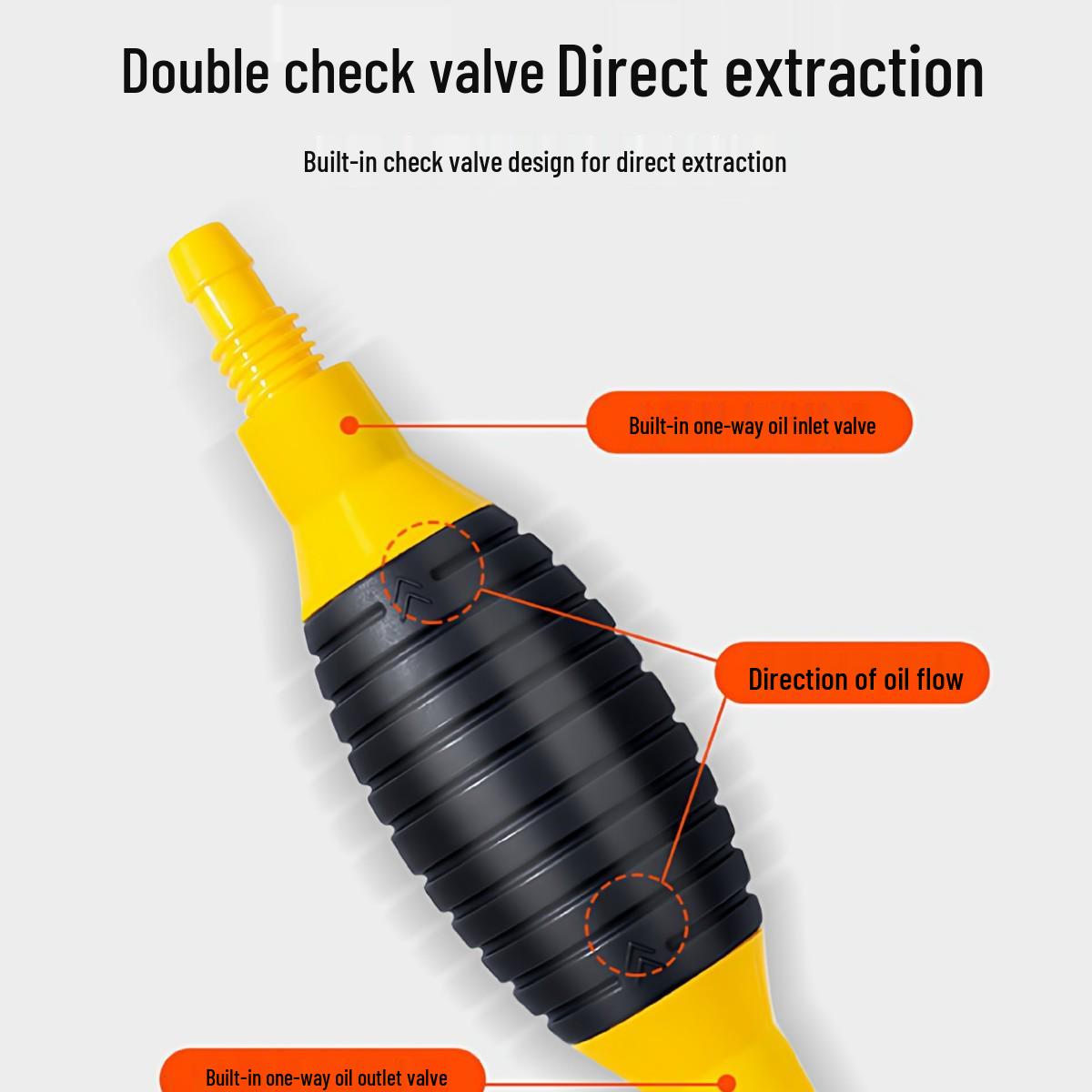 Ручной маслоэкстрактор: Самовсасывающий бензиновый насос и всасывающий патрубок топливного бака
Ручной маслоэкстрактор: Самовсасывающий бензиновый насос и всасывающий патрубок топливного бака