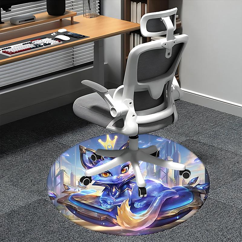 Feline Royal Emblem,Fantasy Creature Crest Chair mat Round Rug Office carpet, Non slip, Suitable for Living Rooms, Bedrooms Decor 1205543a 80cm by 80cm
Feline Royal Emblem,Fantasy Creature Crest Chair mat Round Rug Office carpet, Non slip, Suitable for Living Rooms, Bedrooms Decor 1205543a 80cm by 80cm