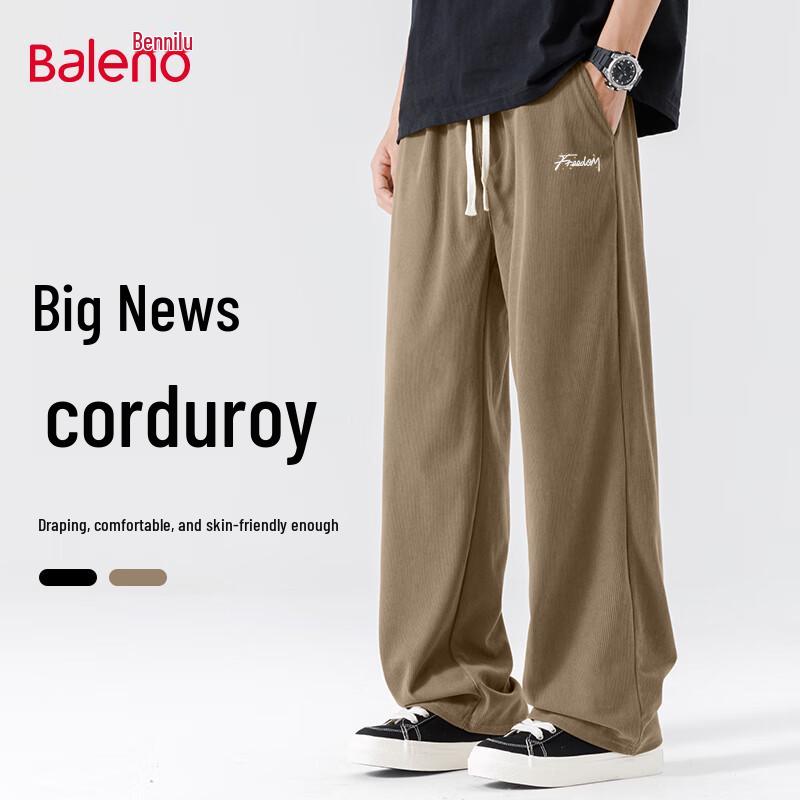 Baleno Men s Letter Print Corduroy Straight-Leg Pants 5XL
Baleno Men s Letter Print Corduroy Straight-Leg Pants 5XL
