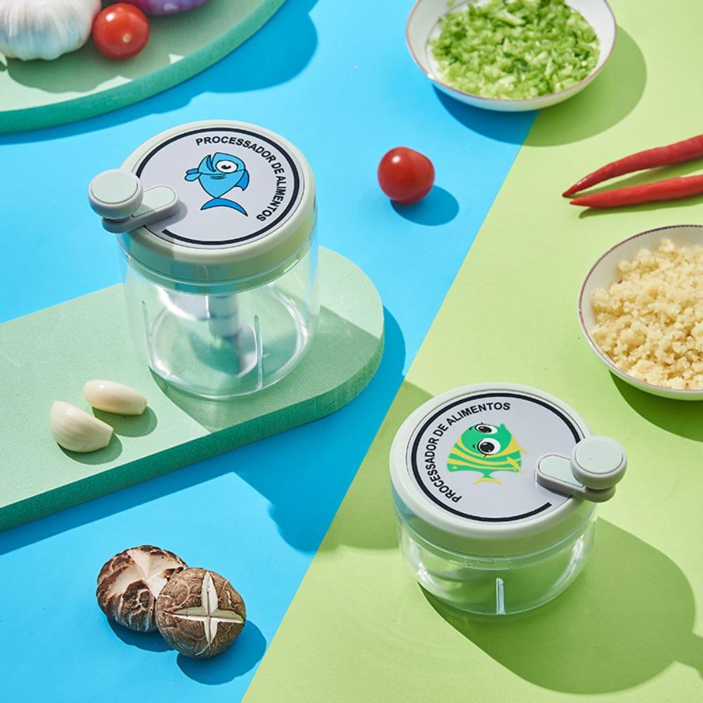 Hand Cranked Garlic Chopper Plastic Garlic Grinder Multifunctional Onion Crusher Fruits S-Fish Pattern
Hand Cranked Garlic Chopper Plastic Garlic Grinder Multifunctional Onion Crusher Fruits S-Fish Pattern