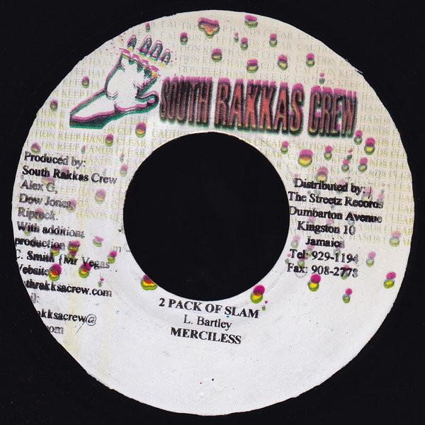 7inch Record MERCILESS / MAJOR CHRISTIE - 2 Pack Of Slam / Forever NONE South Rakkas Cr 2003 Jamaica Reggae, Ska & Dub Used
7inch Record MERCILESS / MAJOR CHRISTIE - 2 Pack Of Slam / Forever NONE South Rakkas Cr 2003 Jamaica Reggae, Ska & Dub Used
