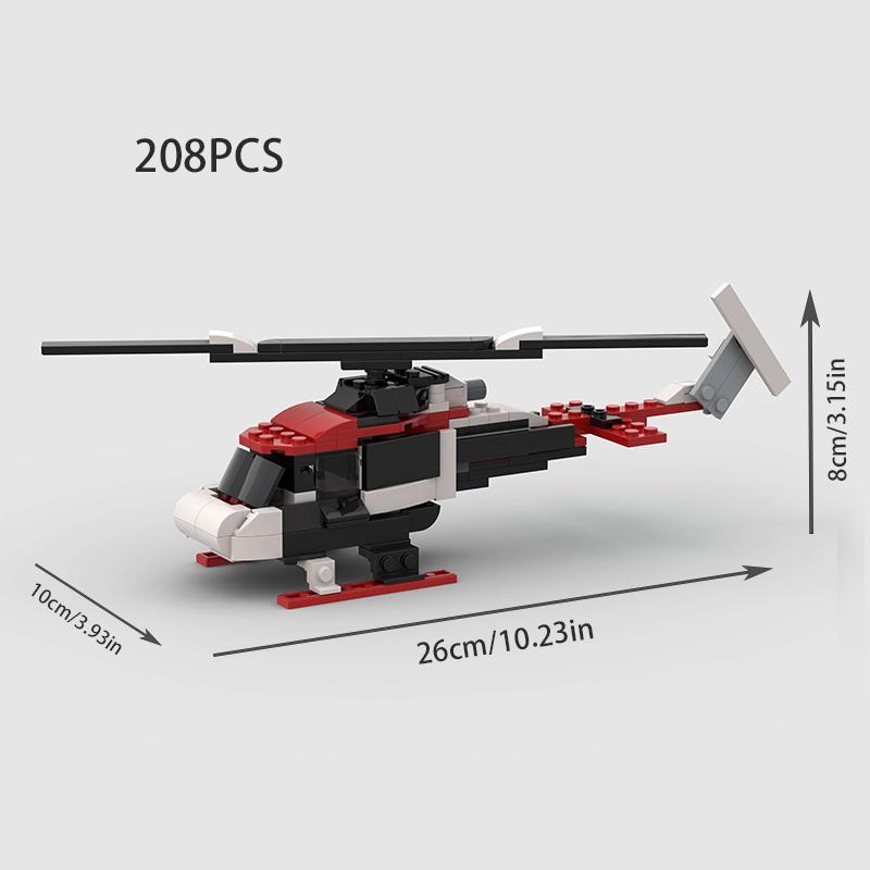 MOC Copter Fighter Aircraft Plane Attacker Air Force Aircraft Helipad Model Airplane Building Blocks Bricks Aeroplane Kids Toys
MOC Copter Fighter Aircraft Plane Attacker Air Force Aircraft Helipad Model Airplane Building Blocks Bricks Aeroplane Kids Toys
