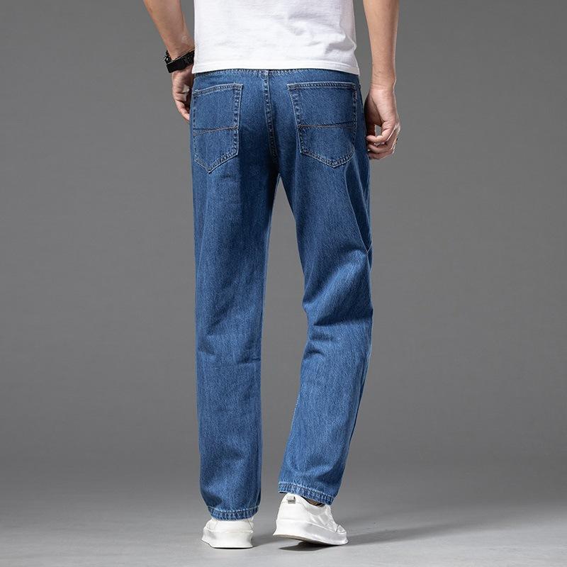 Мужские джинсы свободного кроя с прямыми штанинами, повседневные брюки, летние деловые брюки для молодежи, брюки 42
Мужские джинсы свободного кроя с прямыми штанинами, повседневные брюки, летние деловые брюки для молодежи, брюки 42