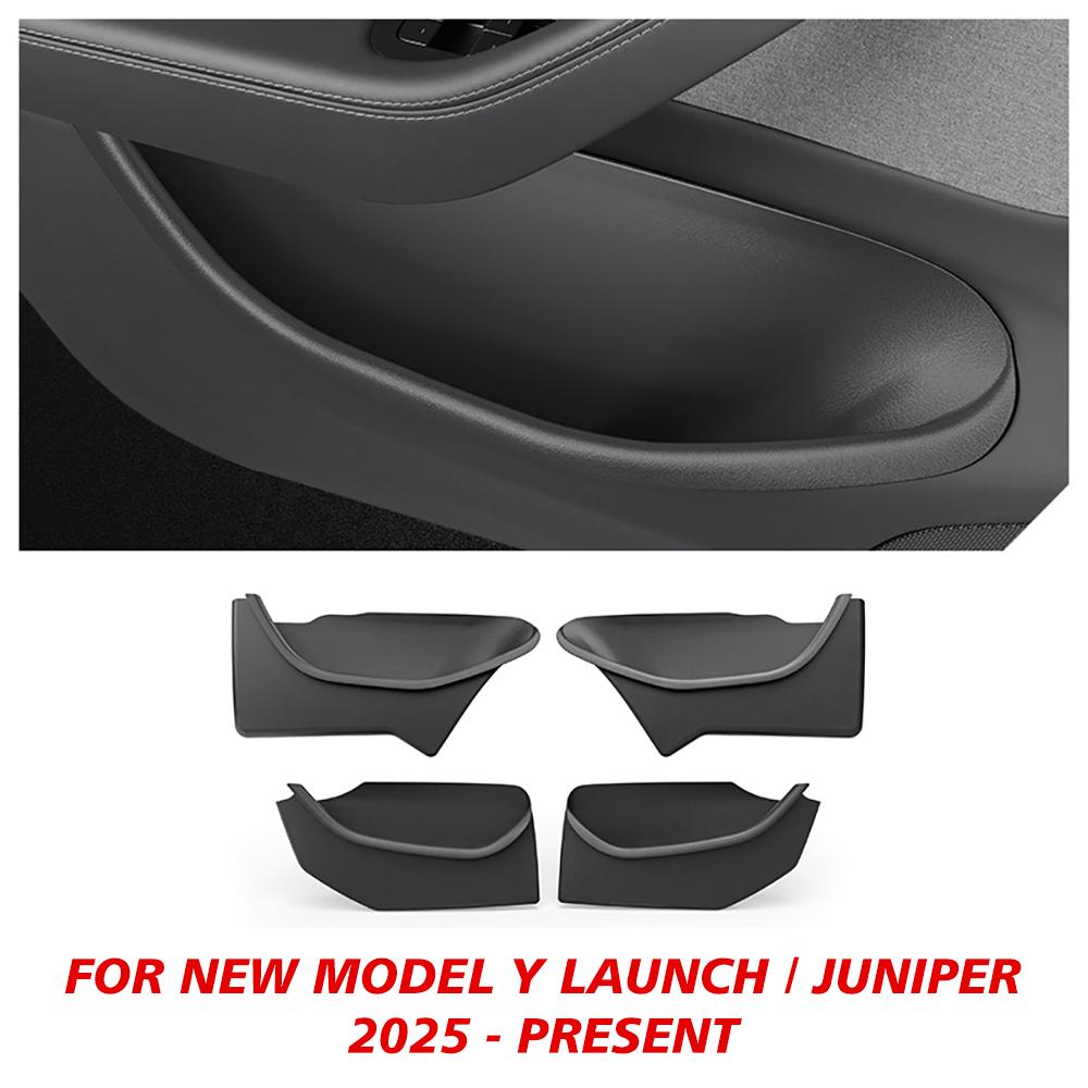 4 Pcs For Tesla New Model Y 2025 Launch Juniper Car Door Side Full coverage Storage Box TPE Door Storage Organizer Accessories
4 Pcs For Tesla New Model Y 2025 Launch Juniper Car Door Side Full coverage Storage Box TPE Door Storage Organizer Accessories
