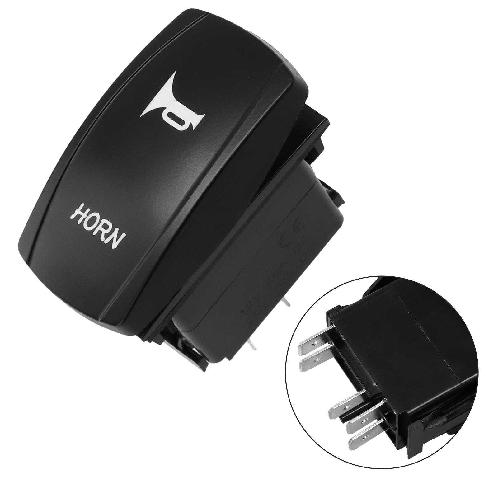 12V/24V Rocker Switch Blue LED Speaker Push Button
12V/24V Rocker Switch Blue LED Speaker Push Button
