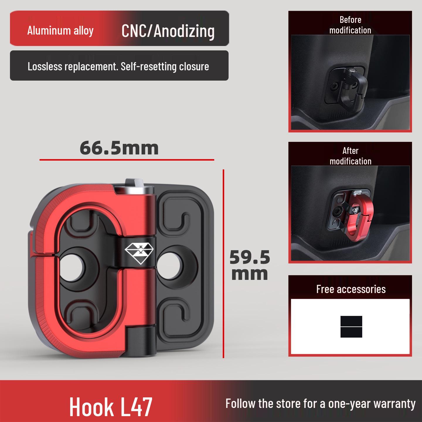 Spirit Beast M5 Multi-Functional Folding Hook for Electric Vehicles - Front Helmet & Backpack Holder
Spirit Beast M5 Multi-Functional Folding Hook for Electric Vehicles - Front Helmet & Backpack Holder