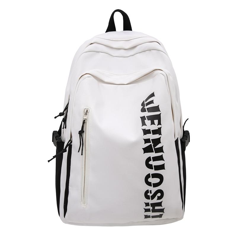 Школьный рюкзак с буквенным принтом, женский младших школьников, рюкзак большой емкости, мужской рюкзак в студенческом стиле чёрный/белый
Школьный рюкзак с буквенным принтом, женский младших школьников, рюкзак большой емкости, мужской рюкзак в студенческом стиле чёрный/белый