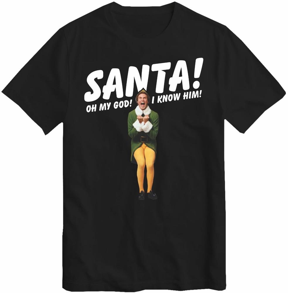SantaI Know HIMTShirt Funny Buddy The Elf Christmas Kids Mens Gift Present Unisex T-Shirt M
SantaI Know HIMTShirt Funny Buddy The Elf Christmas Kids Mens Gift Present Unisex T-Shirt M
