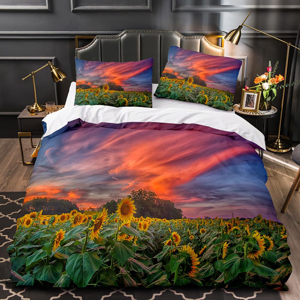 3D Floral Comforter Cover King Queen Full Size Yellow Flowers Bedding Set Sunflower Pattern Duvet Cover for Kids Women 70x133cm 2pcs
3D Floral Comforter Cover King Queen Full Size Yellow Flowers Bedding Set Sunflower Pattern Duvet Cover for Kids Women 70x133cm 2pcs