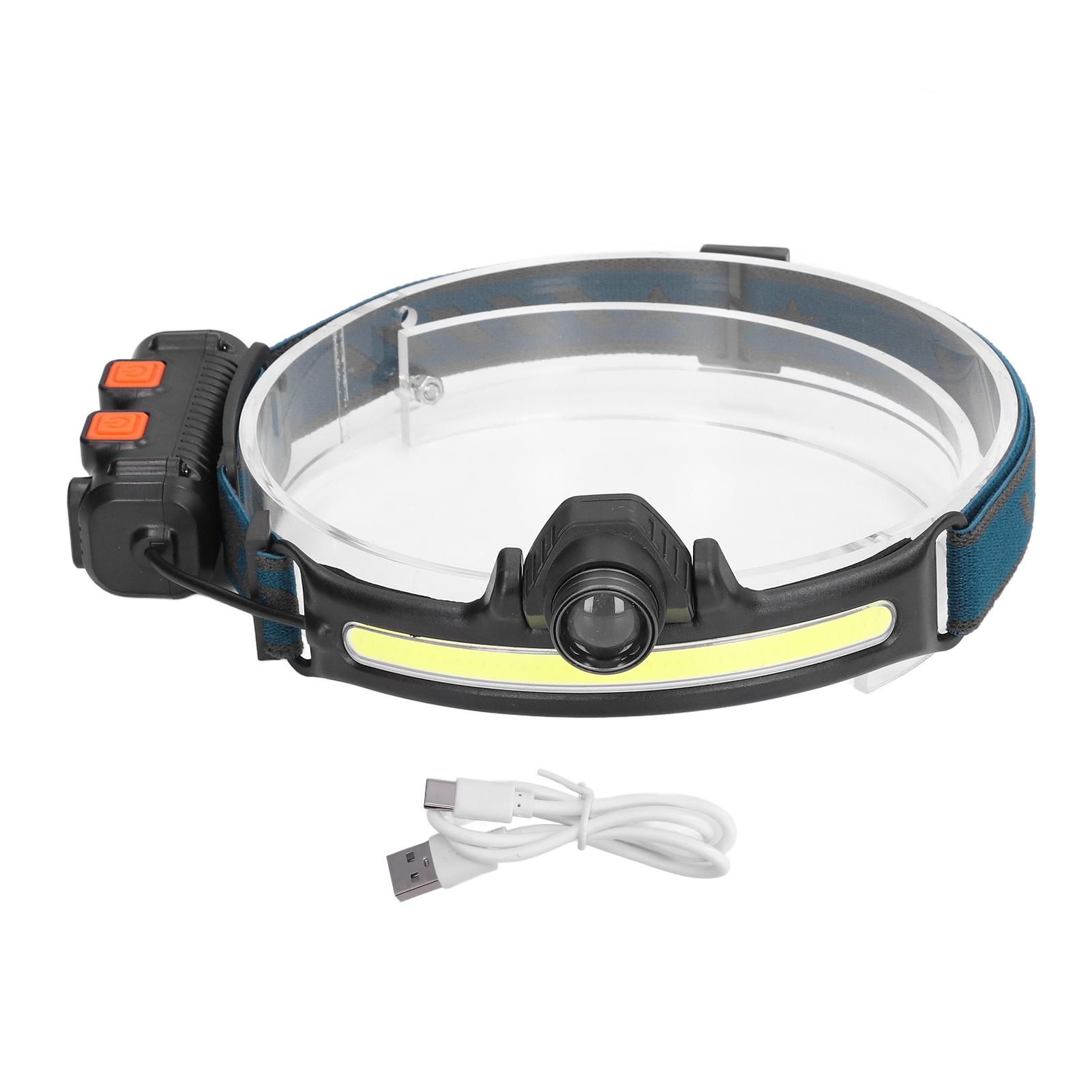 High Bright LED Induction Headlamp USB Rechargeable Zoomable Head Flashlight Waterproof Work Light
High Bright LED Induction Headlamp USB Rechargeable Zoomable Head Flashlight Waterproof Work Light
