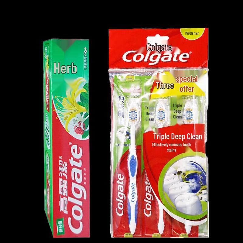 Colgate Herbal Toothpaste & Toothbrush Set
Colgate Herbal Toothpaste & Toothbrush Set