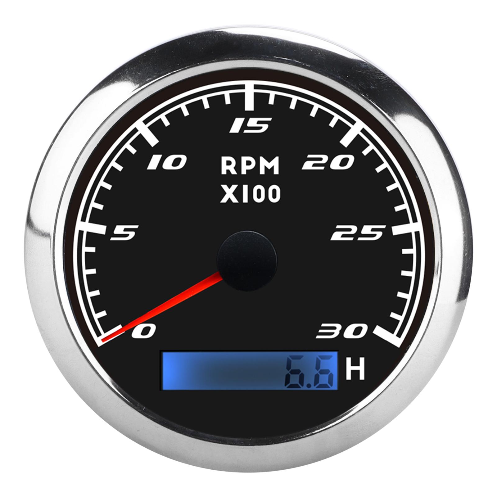 85mm Pointer Tachometer RPM Tacho Gauge IP67 Stainless Steel for Car Boat Marine
85mm Pointer Tachometer RPM Tacho Gauge IP67 Stainless Steel for Car Boat Marine