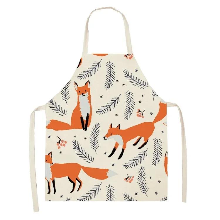 Cute Fox Cat Pattern Apron Women Men Children s Cooking Oil-Proof Kitchen Cooking Bib Apron Cotton Linen Home Textile 38X47CM
Cute Fox Cat Pattern Apron Women Men Children s Cooking Oil-Proof Kitchen Cooking Bib Apron Cotton Linen Home Textile 38X47CM