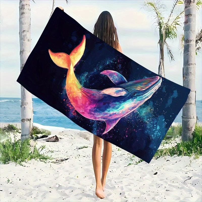 Colorful Whale Galaxy Print Beach Towel Polyester Soft Quick Dry Large Bath Towel Summer Swimming Pool Surfing Blanket W30*H60(CM)
Colorful Whale Galaxy Print Beach Towel Polyester Soft Quick Dry Large Bath Towel Summer Swimming Pool Surfing Blanket W30*H60(CM)