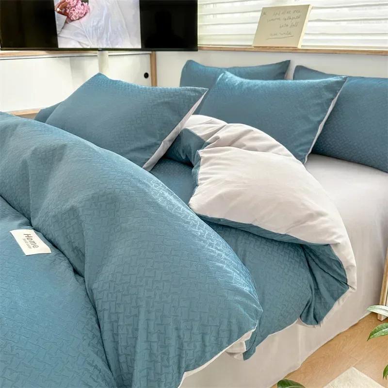 4PCS Bed Sheet Cover Pillowcase Bedding Kit Double Beds King BedDuvet Cover, 150/180/200 Bed Linen/Double Duvet Cover/pillowcase 1.2M-4PCS
4PCS Bed Sheet Cover Pillowcase Bedding Kit Double Beds King BedDuvet Cover, 150/180/200 Bed Linen/Double Duvet Cover/pillowcase 1.2M-4PCS