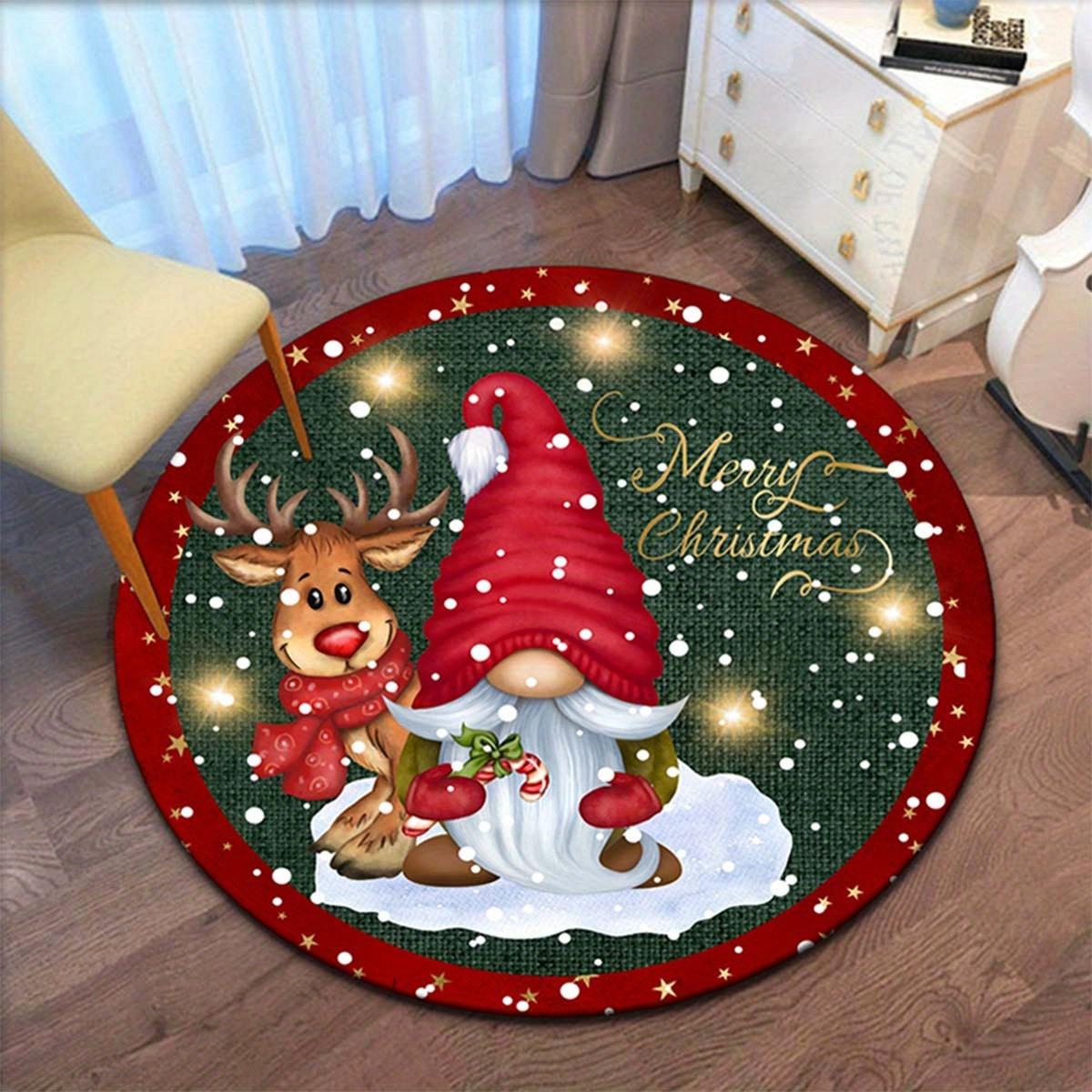 2D Christmas Village Illusion Rug with Snow Gift Tunnel, Winter Wonderland Home Decor Carpet, Cozy Holiday Mat for Xmas Diameter 60cm
2D Christmas Village Illusion Rug with Snow Gift Tunnel, Winter Wonderland Home Decor Carpet, Cozy Holiday Mat for Xmas Diameter 60cm