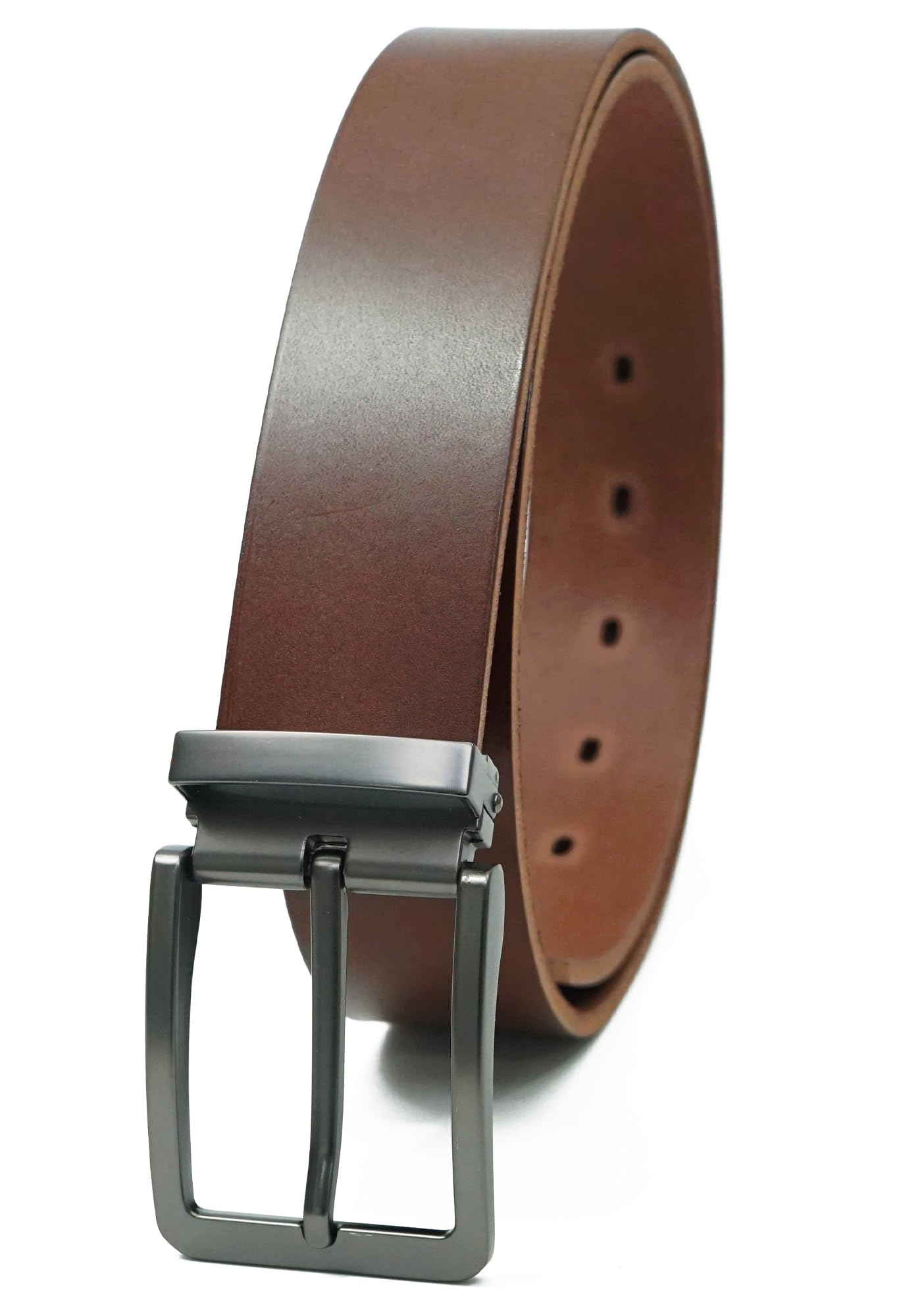 Brown Tochigi Leather Belt for Men and Women - Genuine Leather, Made in Japan, Vegetable-Tanned Leather, Cowhide, Holeless, Infinitely Adjustable,
Brown Tochigi Leather Belt for Men and Women - Genuine Leather, Made in Japan, Vegetable-Tanned Leather, Cowhide, Holeless, Infinitely Adjustable,