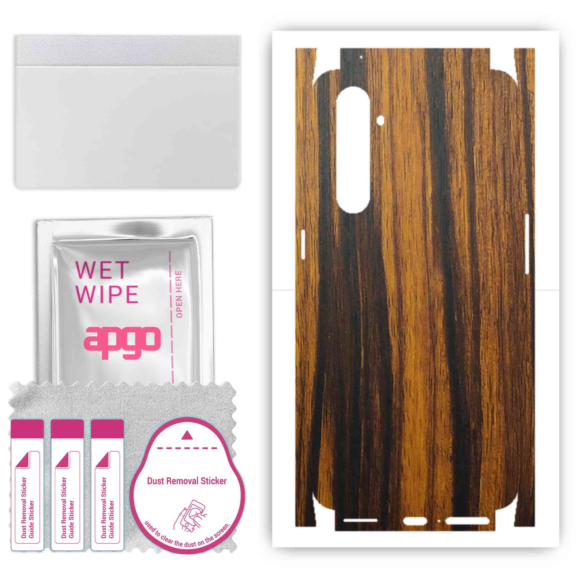 apgo Protective Skin Sticker for the back+sides compatible with Realme X50 Pro 5G, Full Wrap Film, Foil, Vinyl - Pattern Tigerwood
apgo Protective Skin Sticker for the back+sides compatible with Realme X50 Pro 5G, Full Wrap Film, Foil, Vinyl - Pattern Tigerwood