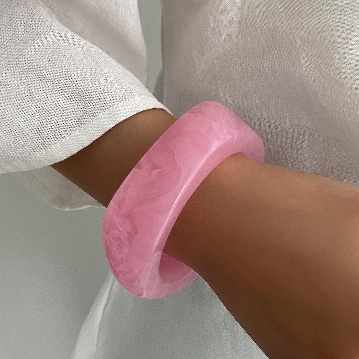 SHIXIN New Fashion Resin Acrylic Chunky Bangle for Women Retro Irregular Geometric Wide Bangle Metal Cuff Bracelet Daily Jewelry розовый
SHIXIN New Fashion Resin Acrylic Chunky Bangle for Women Retro Irregular Geometric Wide Bangle Metal Cuff Bracelet Daily Jewelry розовый