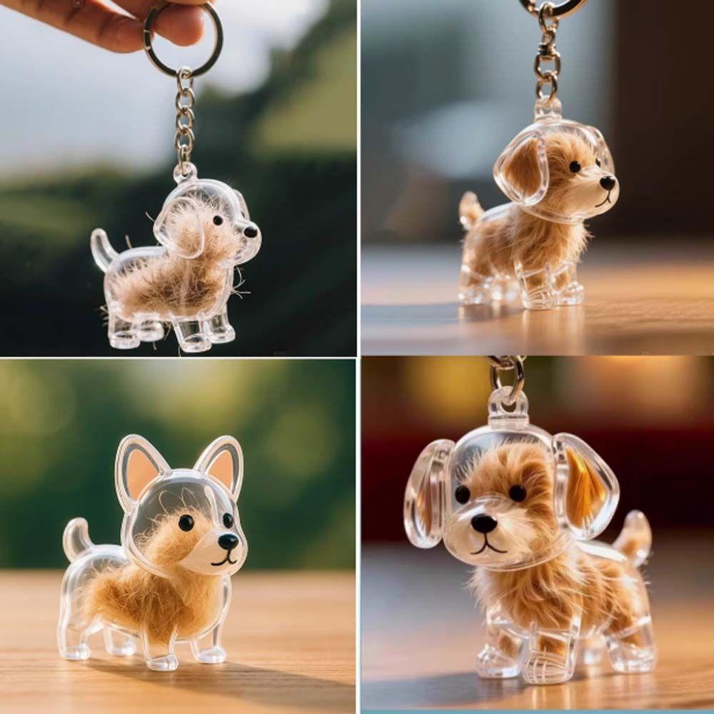 Hair Grooming Pet Hair Keychain Dog Shape Puppy Pendants Dog Hair Storage Box Pet lovers Bichon
Hair Grooming Pet Hair Keychain Dog Shape Puppy Pendants Dog Hair Storage Box Pet lovers Bichon