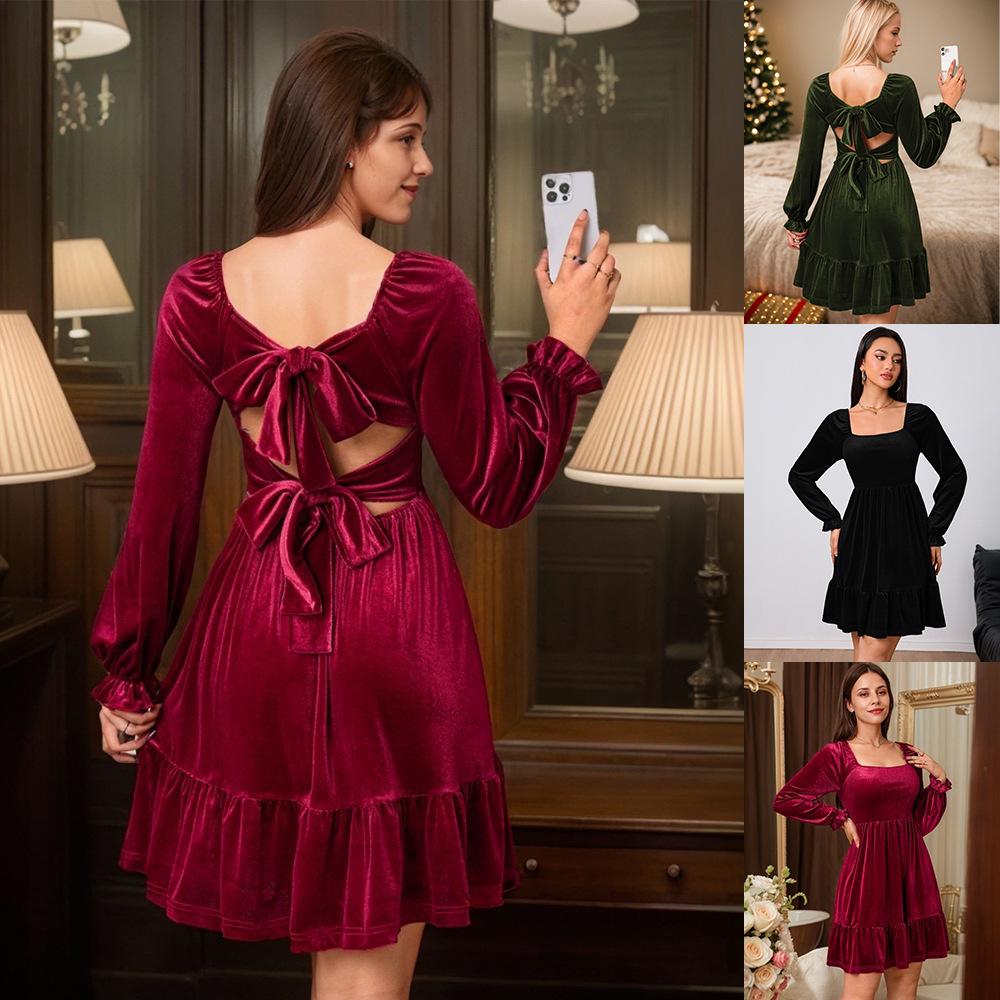 Women s Burgundy Velvet Mid-length Dress - 2024 Autumn/Winter Collection S армія зелений колір
Women s Burgundy Velvet Mid-length Dress - 2024 Autumn/Winter Collection S армія зелений колір