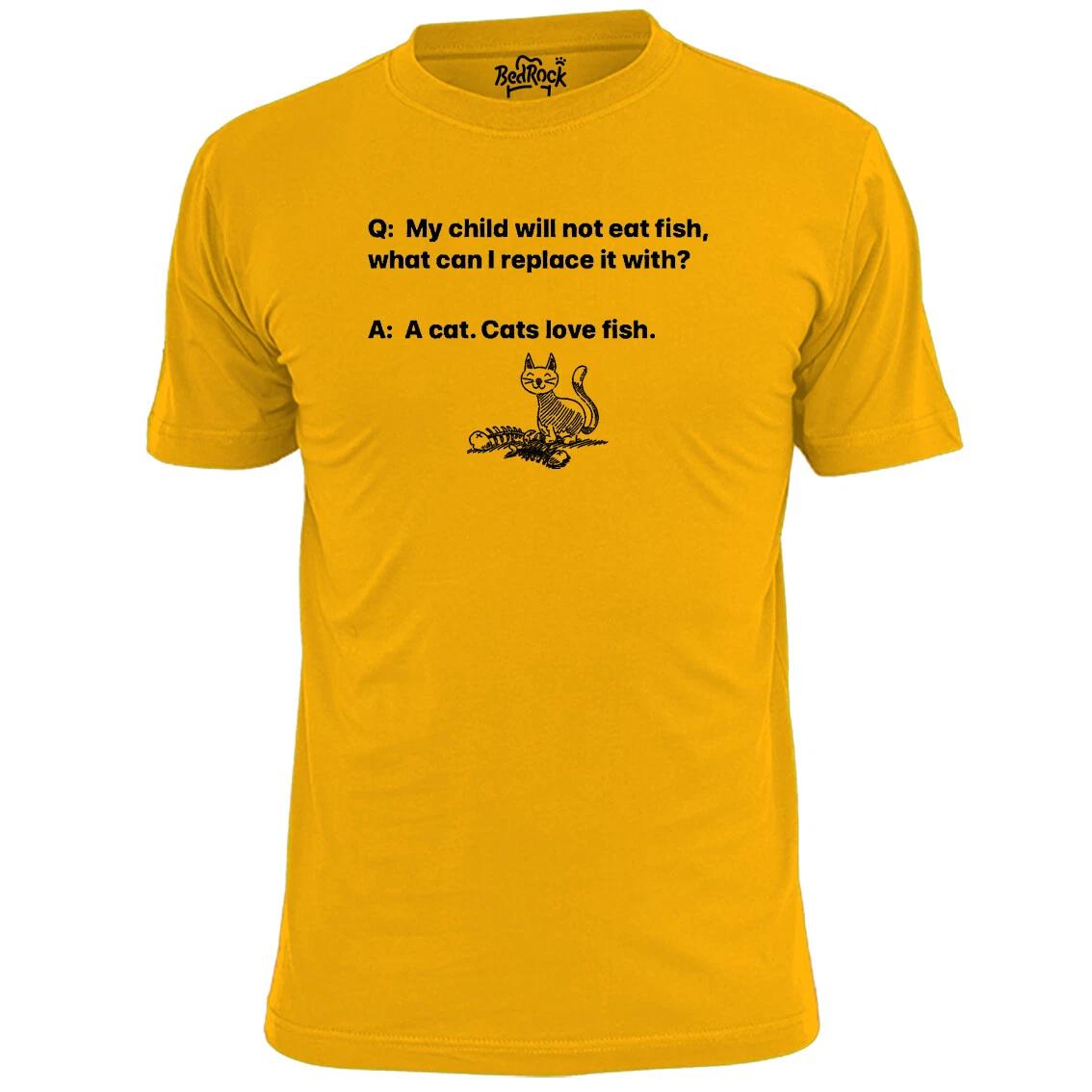 Mens My Child Won t Eat Fish Funny T shirt 2XL
Mens My Child Won t Eat Fish Funny T shirt 2XL