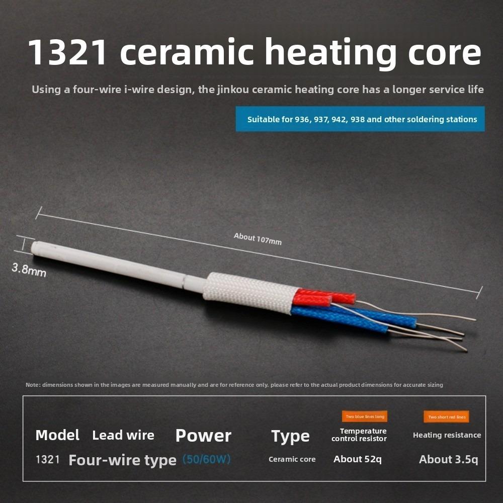 New 50W 24V 936 Heating Element High-frequency 969A 203H High-power Ceramic Heater Core Solder Iron Station Welding Equipment
New 50W 24V 936 Heating Element High-frequency 969A 203H High-power Ceramic Heater Core Solder Iron Station Welding Equipment