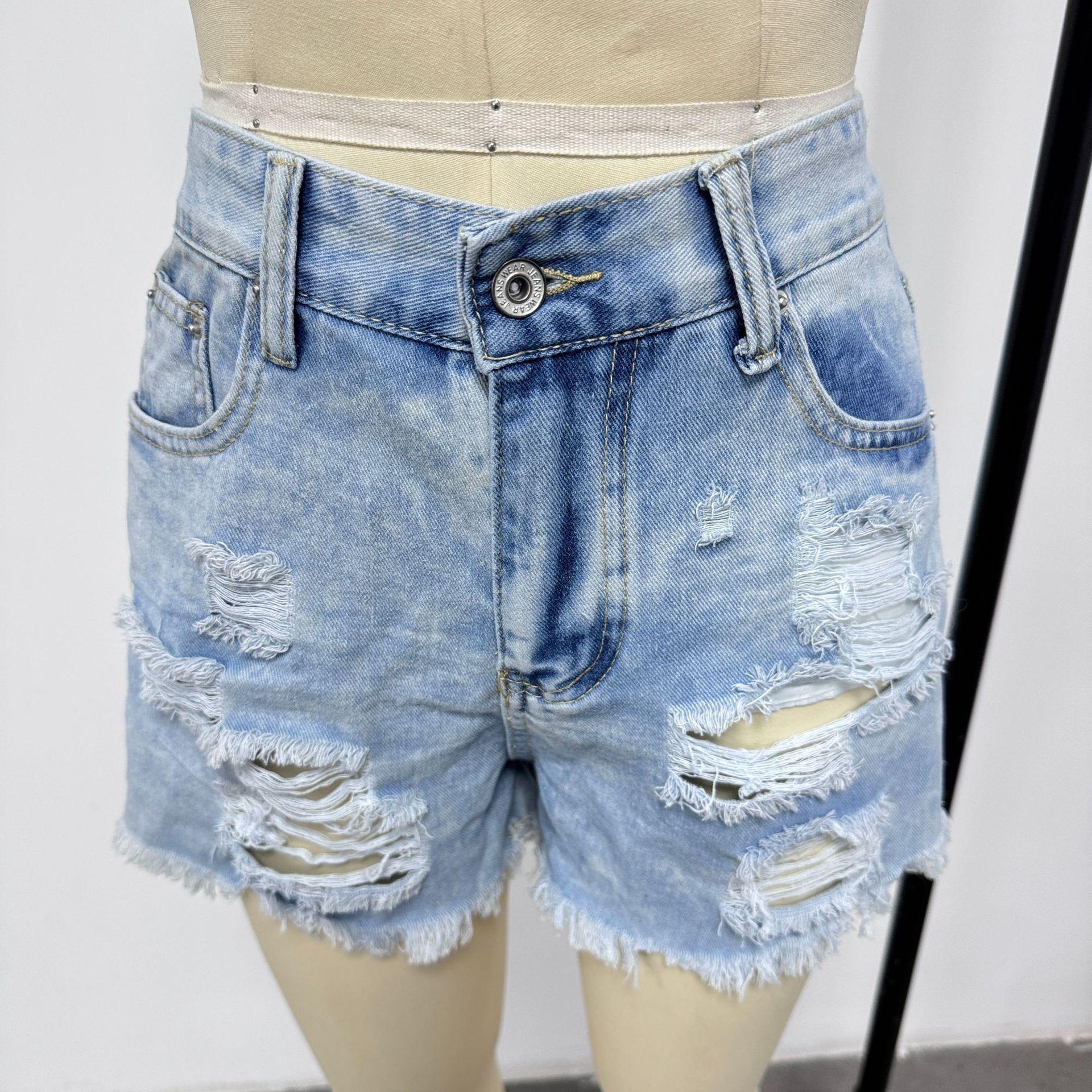 New High Waisted Ripped Tassel Sexy Denim Shorts, Spicy Girl Shorts, Women S Hot Pants XXL світло-синій колір
New High Waisted Ripped Tassel Sexy Denim Shorts, Spicy Girl Shorts, Women S Hot Pants XXL світло-синій колір